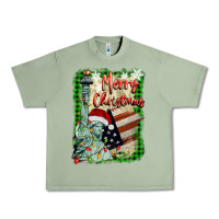 Merry Christmas  Statue Of Liberty Urban Heavy Tee | Teevron