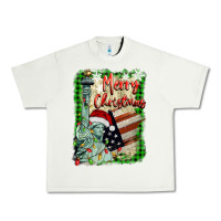 Pistachio merry christmas  statue of liberty Urban Heavy Tee - BarkalooDesign
