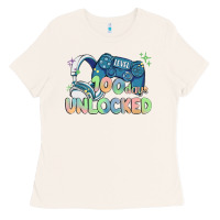 Level 100 Days Unlocked Ladies Tee | Teevron