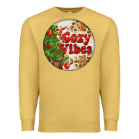 Antique Gold Cozy vibes Premium Sweatshirt - FaDigitalArtStudio