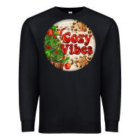 Black Cozy vibes Premium Sweatshirt - FaDigitalArtStudio