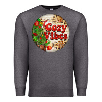 Charcoal Heather Cozy vibes Premium Sweatshirt - FaDigitalArtStudio