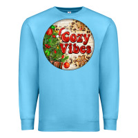 Ocean Blue Cozy vibes Premium Sweatshirt - FaDigitalArtStudio