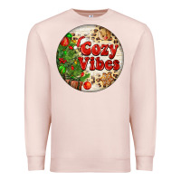 Pale Pink Cozy vibes Premium Sweatshirt - FaDigitalArtStudio
