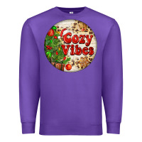 Purple Cozy vibes Premium Sweatshirt - FaDigitalArtStudio