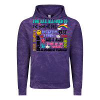 Cloud Purple you are allowed to Vintage Hoodie - Artiststas