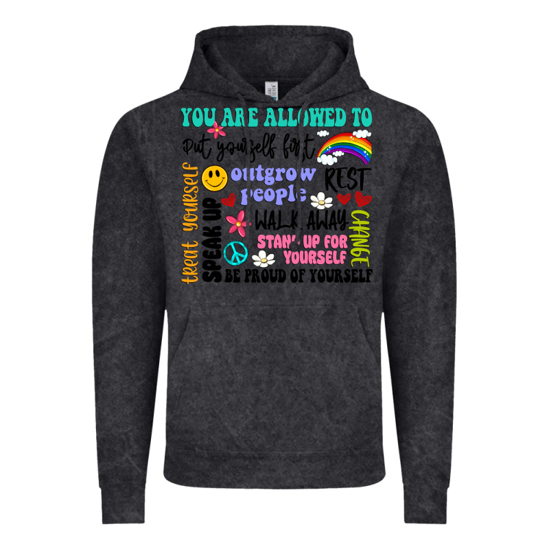 You Are Allowed To Vintage Hoodie by Artiststas | Teevron