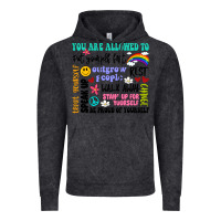 Vintage Black you are allowed to Vintage Hoodie - Artiststas