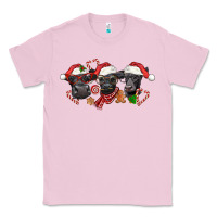 Bubblegum Pink Christmas Black Angus Cows Classic Tee - LillyAllenDesigns