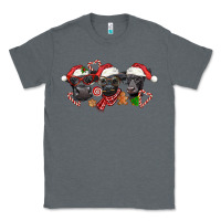 Charcoal Heather Christmas Black Angus Cows Classic Tee - LillyAllenDesigns