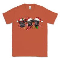 Copper Christmas Black Angus Cows Classic Tee - LillyAllenDesigns