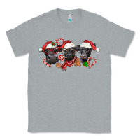 Heather Grey Christmas Black Angus Cows Classic Tee - LillyAllenDesigns