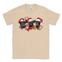 Mushroom Christmas Black Angus Cows Classic Tee - LillyAllenDesigns