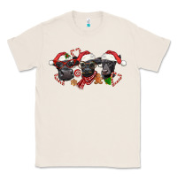 Natural Christmas Black Angus Cows Classic Tee - LillyAllenDesigns