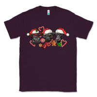 Plum Christmas Black Angus Cows Classic Tee - LillyAllenDesigns