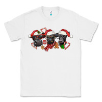 White Christmas Black Angus Cows Classic Tee - LillyAllenDesigns
