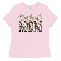 Bubblegum Pink baseball mom Ladies Tee - Jasminsmagicworld