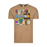 Just Me And My Anxiety Against The World Vintage Tee | Teevron