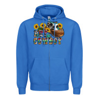 True Royal hey cowbow Zipper Hoodie - OliviaCreatesArt