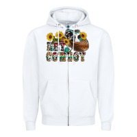 Hey Cowbow Zipper Hoodie | Teevron