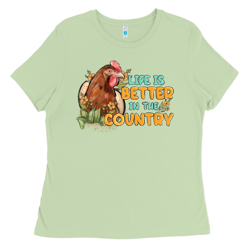 Life Is Better In The Country Ladies Tee by MaliasSmallBusiness | Teevron