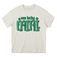 Cream one lucky mini Heavy Core Tee - MaliasSmallBusiness