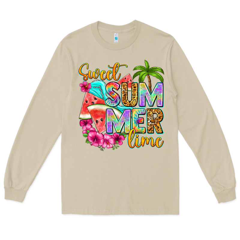 Sweet Summer Time Long Sleeve Tee by NancyCooperArtShop | Teevron