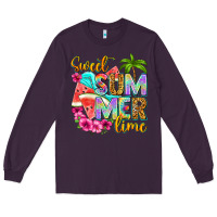 Plum sweet summer time Long Sleeve Tee - NancyCooperArtShop