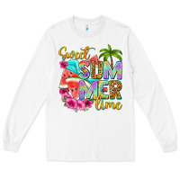 White sweet summer time Long Sleeve Tee - NancyCooperArtShop