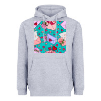 Heather Grey valentines day love letter and envelope Heavyweight Hoodie - BundleAndBundleShop