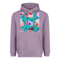 Lavender valentines day love letter and envelope Heavyweight Hoodie - BundleAndBundleShop