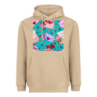 Mushroom valentines day love letter and envelope Heavyweight Hoodie - BundleAndBundleShop