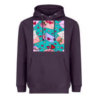 Plum valentines day love letter and envelope Heavyweight Hoodie - BundleAndBundleShop
