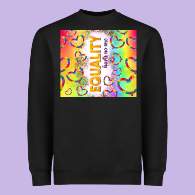 Equality Hurts No One Heavyweight Sweatshirt Designed By Tumblerdesignbyshophia