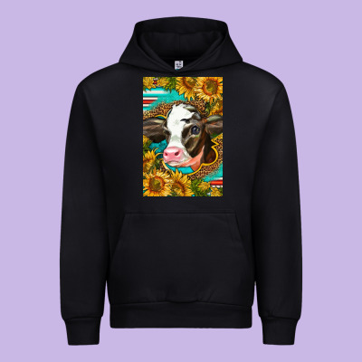 Cute Baby Calf Urban Hoodie Designed By Lillyallendesigns