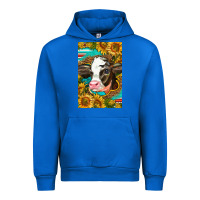Cobalt Cute Baby Calf Urban Hoodie - LillyAllenDesigns