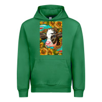 Emerald Cute Baby Calf Urban Hoodie - LillyAllenDesigns