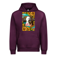 Mauve Wine Cute Baby Calf Urban Hoodie - LillyAllenDesigns