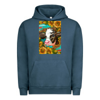 Pigment Midnight Navy Cute Baby Calf Urban Hoodie - LillyAllenDesigns