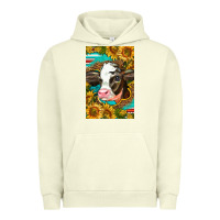 Pigment Pistachio Cute Baby Calf Urban Hoodie - LillyAllenDesigns