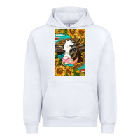 White Cute Baby Calf Urban Hoodie - LillyAllenDesigns