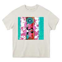 Cream v.d xoxo gemstone Heavy Core Tee - AdoDesignShop