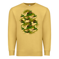 Antique Gold camouflage patch 4 Premium Sweatshirt - BundleAndBundleShop