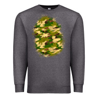 Charcoal Heather camouflage patch 4 Premium Sweatshirt - BundleAndBundleShop