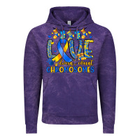 Cloud Purple love doesn t count chromosomes Vintage Hoodie - Artiststas