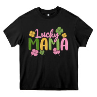 Black lucky mama Heavy Core Tee - MaliasSmallBusiness