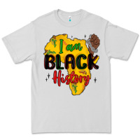 Dove Grey i am black history Premium Tee - MaliasSmallBusiness