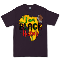 Plum i am black history Premium Tee - MaliasSmallBusiness