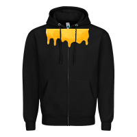 Black honeydrip fa element Zipper Hoodie - FaDigitalArtStudio