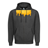 Charcoal Heather honeydrip fa element Zipper Hoodie - FaDigitalArtStudio